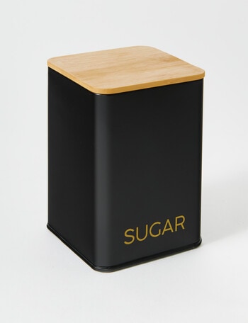 Cinemon Café Sugar Cannister, Black product photo