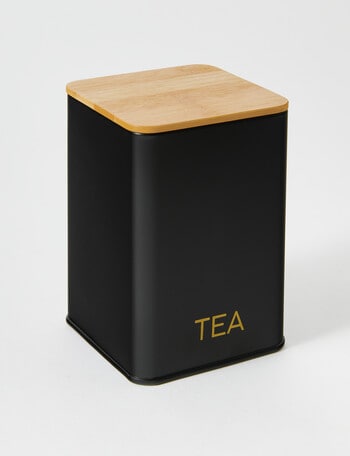 Cinemon Café Tea Cannister, Black product photo