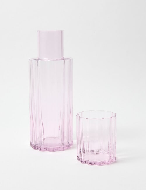 CinCin Blossom Carafe & Tumbler Set, Pink product photo