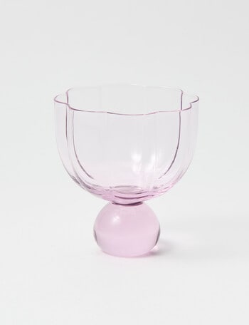 CinCin Blossom Dessert Glass, 350ml,Pink product photo
