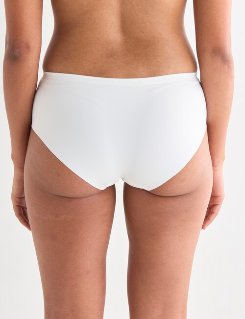 Lyric Juliet Laser Lace Boyleg Brief, White product photo View 02 L