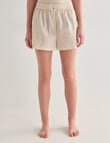 Mineral Sleep Stripe Boxer Short, Sand product photo View 06 S