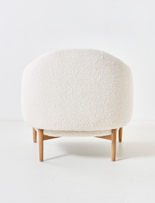 LUCA Seville Fabric Chair, Sherpa Cream product photo View 06 L