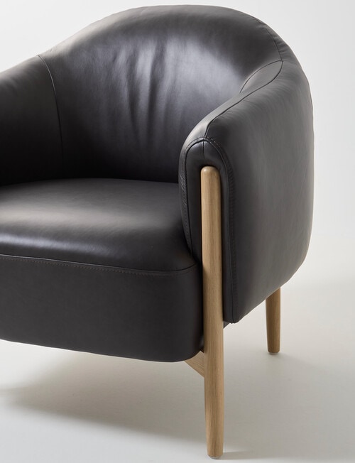 LUCA Seville Leather Chair, Ash product photo View 04 L