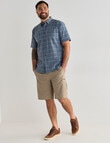 Kauri Trail Cooper Short Sleeve Shirt, Blue product photo View 03 S