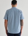 Line 7 Walter Short Sleeve Shirt, Teal product photo View 02 S