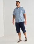 Line 7 Walter Short Sleeve Shirt, Teal product photo View 03 S