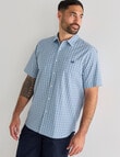 Line 7 Walter Short Sleeve Shirt, Teal product photo View 05 S