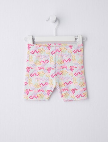 Teeny Weeny Ditsy Flower Bike Shorts, Pink product photo