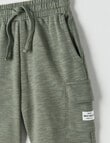 Mac & Ellie Knit Cargo Short, Dark Khaki product photo View 02 S