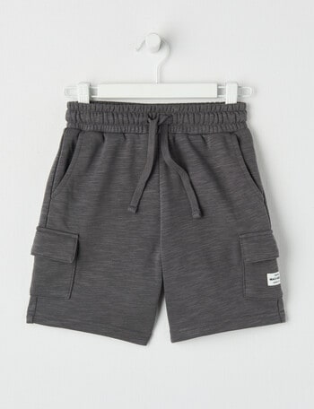 Mac & Ellie Knit Cargo Short, Smoke product photo