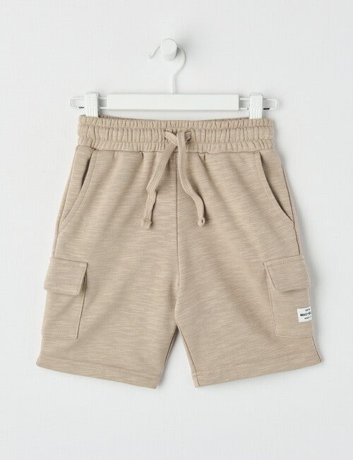 Mac & Ellie Knit Cargo Short, Putty product photo