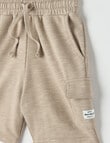 Mac & Ellie Knit Cargo Short, Putty product photo View 02 S