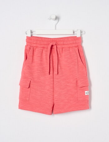 Mac & Ellie Knit Cargo Short, Dark Musk product photo