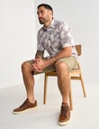 Logan Reed Short Sleeve Shirt, Taupe product photo View 03 S