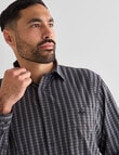 Logan Max Long Sleeve Shirt, Charcoal product photo View 04 S