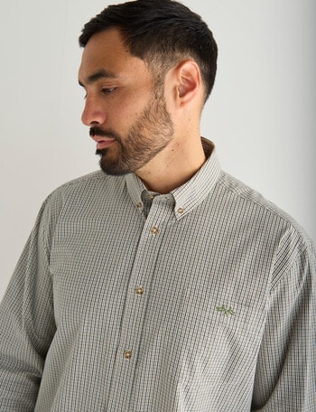 Logan Dandolo Long Sleeve Shirt, Green product photo