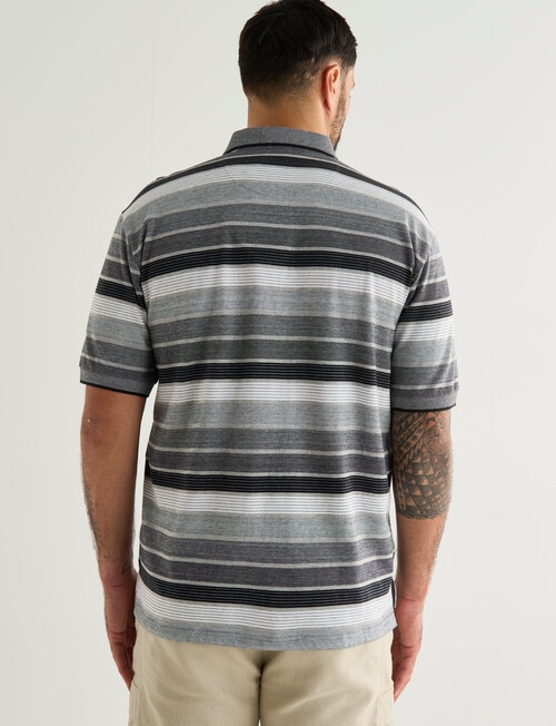 Logan Pearson Short Sleeve Polo Shirt, Black product photo View 02 L