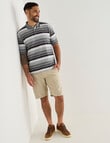 Logan Pearson Short Sleeve Polo Shirt, Black product photo View 03 S