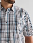 Logan Leminos Short Sleeve Shirt, Blue & Grey product photo View 04 S