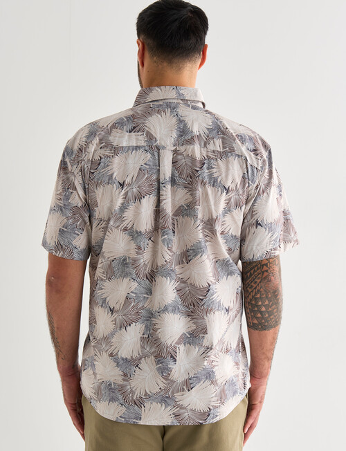 Logan Reed Short Sleeve Shirt, Taupe product photo View 02 L