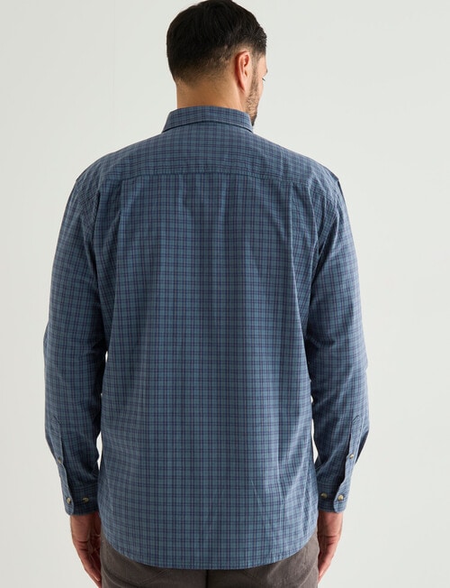 Logan Lampo Long Sleeve Shirt, Denim product photo View 02 L
