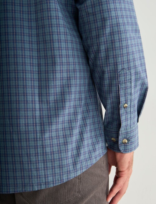 Logan Lampo Long Sleeve Shirt, Denim product photo View 04 L