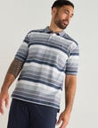 Logan Pearson Short Sleeve Polo Shirt, Navy product photo View 05 S