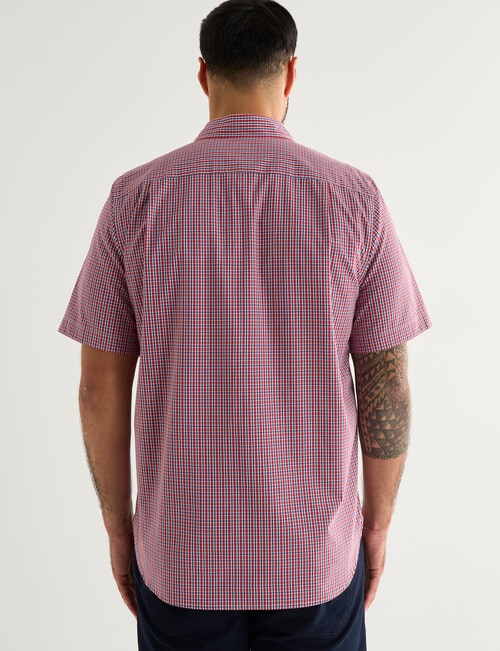 Line 7 Archie Short Sleeve Shirt, Red product photo View 02 L
