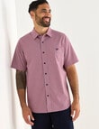 Line 7 Archie Short Sleeve Shirt, Red product photo View 05 S