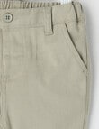 Teeny Weeny All Dressed Up Chino Pants, Olive product photo View 03 S