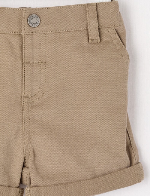 Teeny Weeny Woven Shorts, Khaki product photo View 03 L