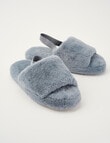 Whistle Accessories Fluffy Strap Slide, Blue Grey product photo View 03 S