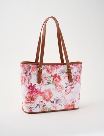 Boston + Bailey Printed Tote Bag, Vintage Bloom product photo