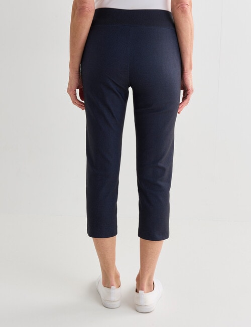 Ella J Bengaline Classic Crop, Washed Navy product photo View 02 L