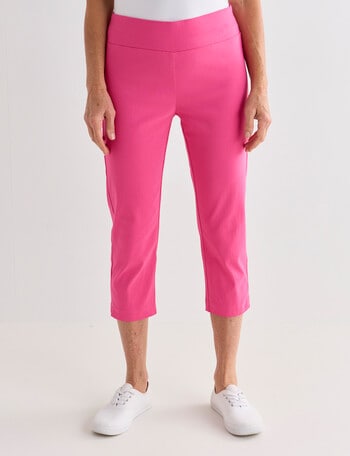 Ella J Bengaline Classic Crop Pant, Pink product photo