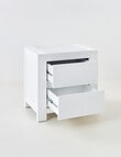 LUCA Bodhi Bedside Table, White product photo View 02 S