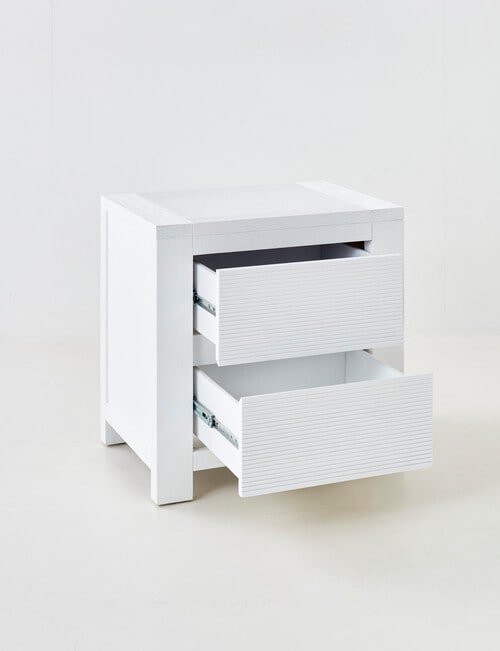 LUCA Bodhi Bedside Table, White product photo View 02 L