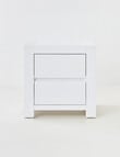LUCA Bodhi Bedside Table, White product photo View 04 S