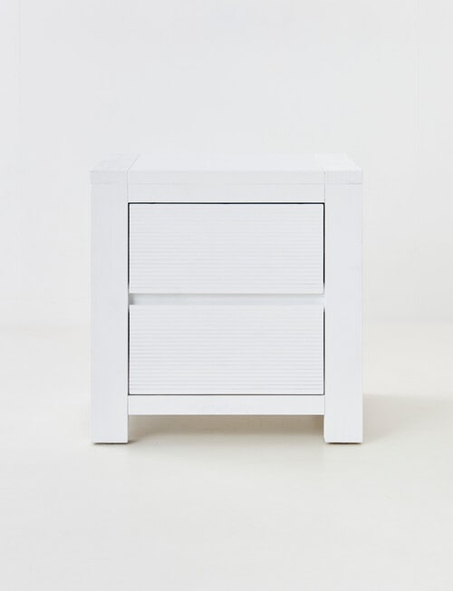 LUCA Bodhi Bedside Table, White product photo View 04 L
