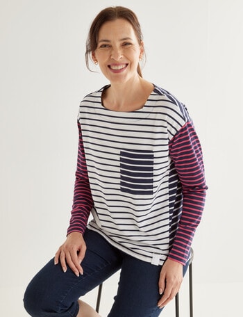 Line 7 Stella Top, Navy product photo