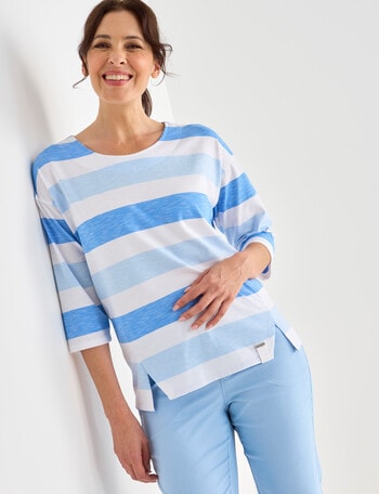 Line 7 Marque Top, Blue Stripe product photo