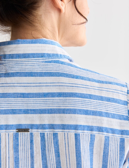 Line 7 Sun Daze Shirt, Blue product photo View 06 L