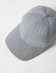 Mineral Embroidered Cap, Grey Stripe product photo View 02 S