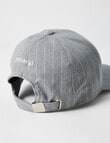 Mineral Embroidered Cap, Grey Stripe product photo View 03 S