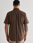 Kauri Trail Cooper Short Sleeve Shirt, Rust product photo View 02 S