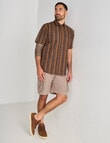 Kauri Trail Cooper Short Sleeve Shirt, Rust product photo View 03 S