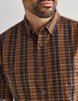 Kauri Trail Cooper Short Sleeve Shirt, Rust product photo View 04 S