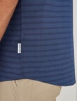 Kauri Trail Base Stretch Short Sleeve Shirt, Denim Blue product photo View 04 S