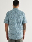 Kauri Trail Print Short Sleeve Shirt, Sage product photo View 02 S